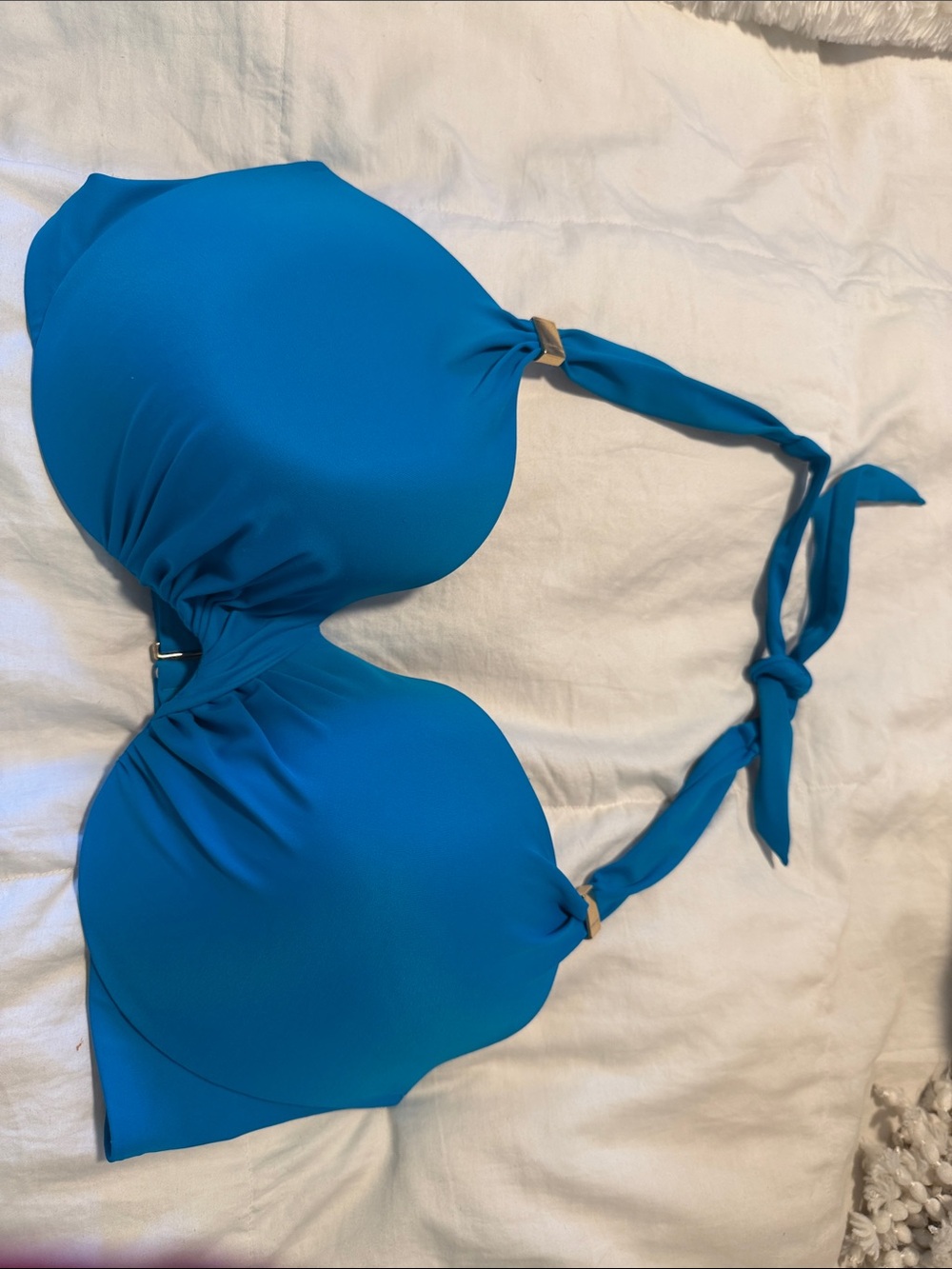 Victoria's Secret Bright Teal Push-Up Bikini Top